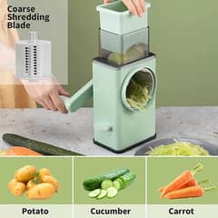 Vegetable Slicer Cutter Chopper 3 in 1 Round Multifunctional Kitchen