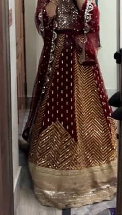 heavy mirror work lehnga choli