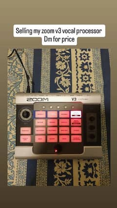 zoom v3 vocal processor