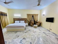 Guest House Furnished villa Daily Basis for rent in Bahria town.