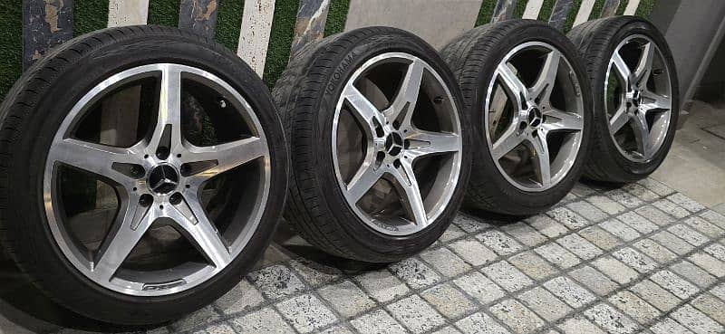 18" OEM Merc. AMG Staggered Rims PCD 112 2