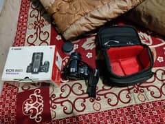 800D Canon With 18-55 Kit lens, box, bag and lens protector