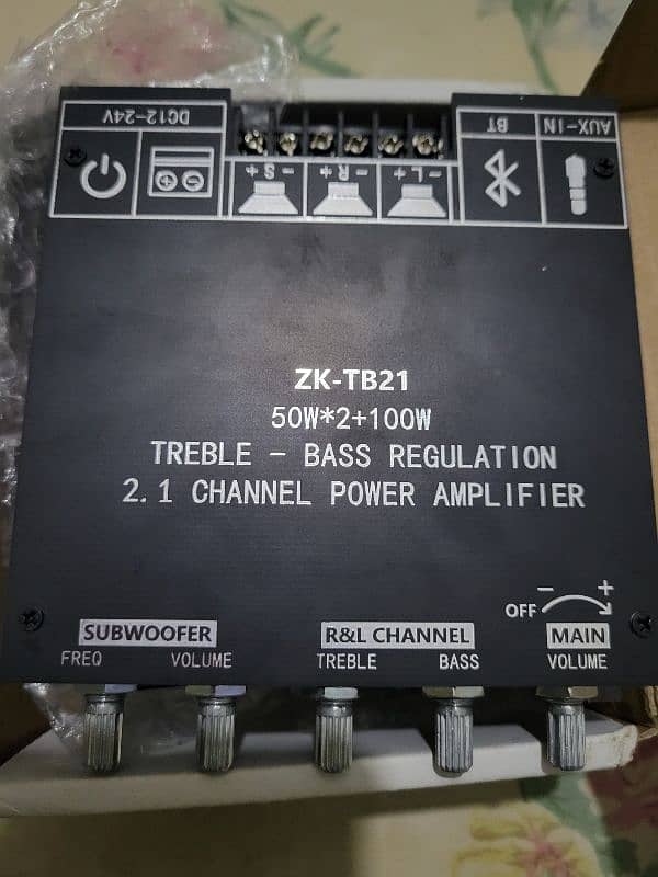 ZK TB21 Amplifier Board 2.1 channel 0