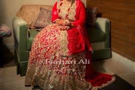 bridel lehnga, sari, fancy red dress,