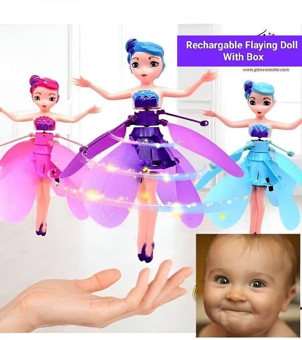 Flying Doll above Hand (Premium) 3