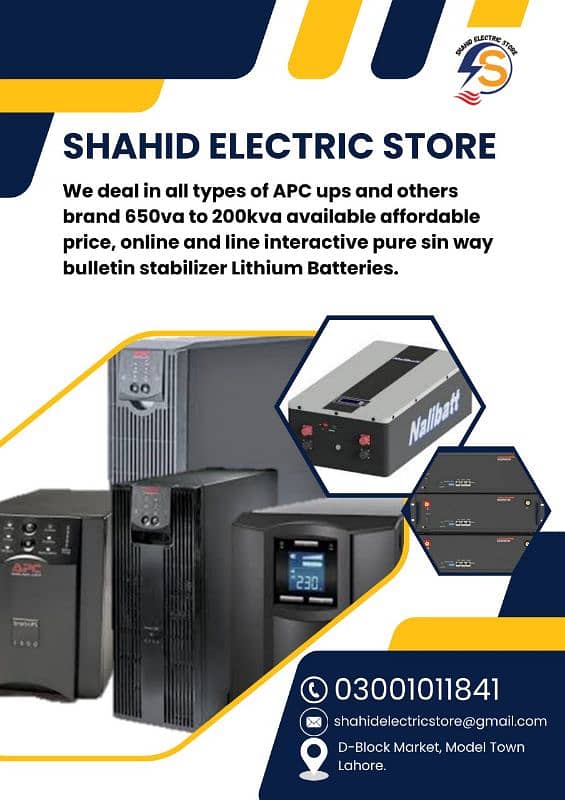 Apc Smart Ups 1500VA 1000WATT to 500kva All models 15