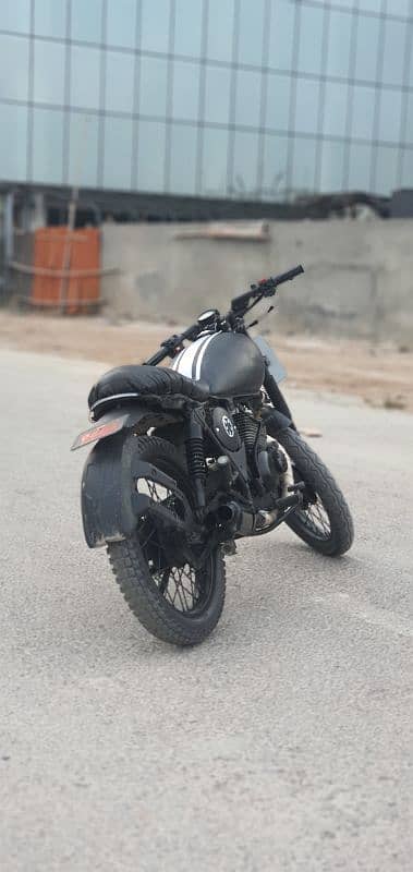 Suzuki gs 150 brat style cafe racer built 2015 model 0