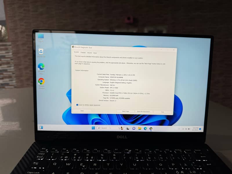 Dell XPS 13 9360 i5 7th Gen 2