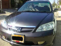 CALL/03242038077CIVIC VTi MODEL 2005 GUN METALLIC BEHTREEN CONDITION