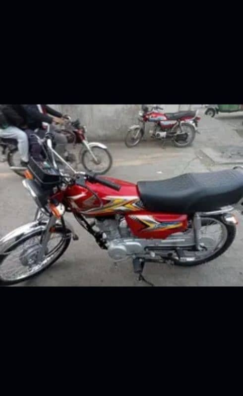 Honda 125 2025 model  Red colour 0