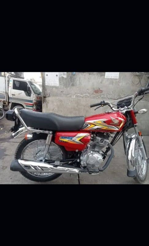 Honda 125 2025 model  Red colour 1