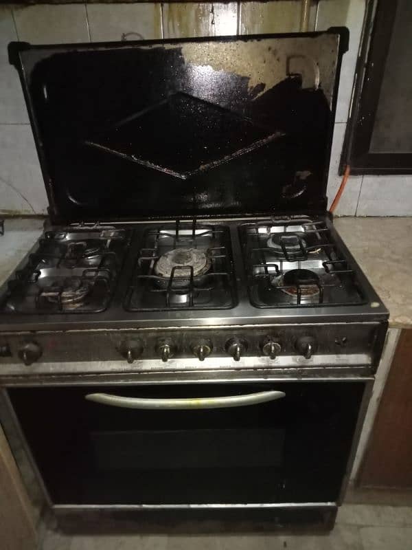 5 burner cooking rang urgent sale bilkul ok hai 1