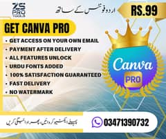 CANVA PRO JUST IN 99 ONLY