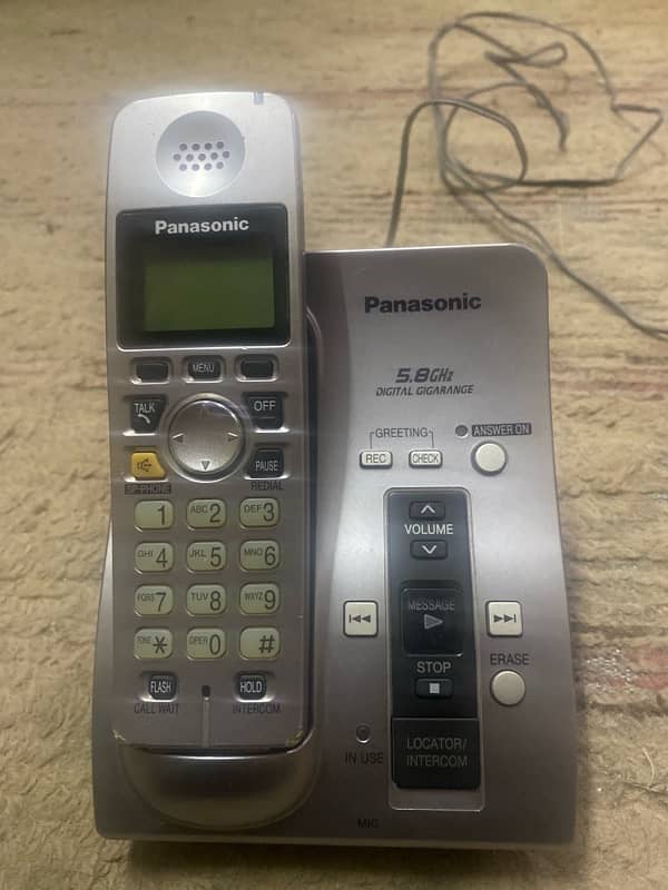 panasonic cordless answering system with box 0