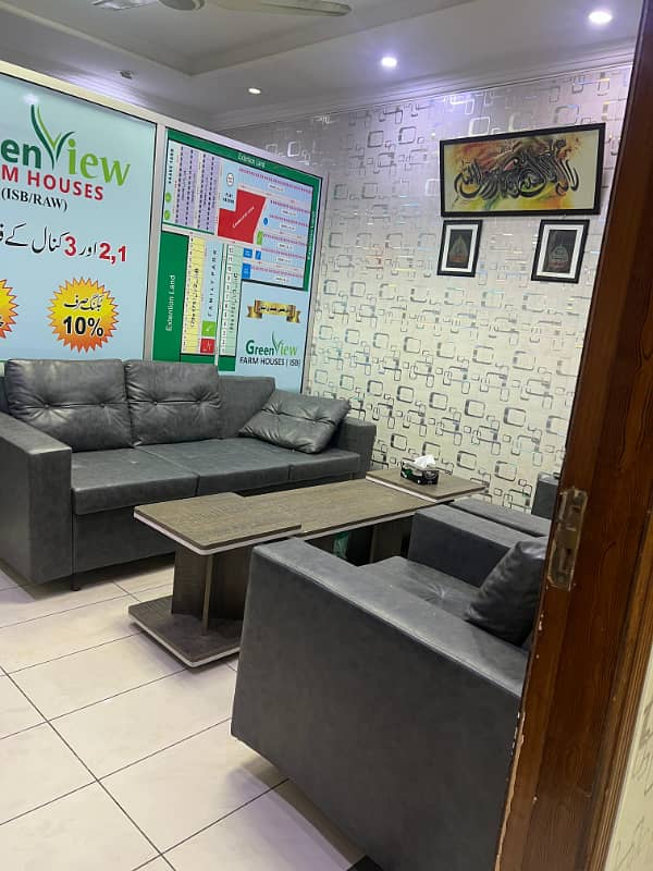 F/10 Markaz Vip Location 1st Floor 3 Side Corner Furnished Unfurnished 1000sq Office Available For Rent Real Pctutres 4