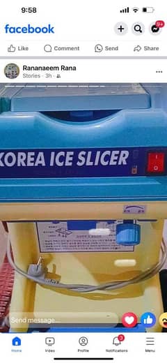 ice crusher slicer and gola machine