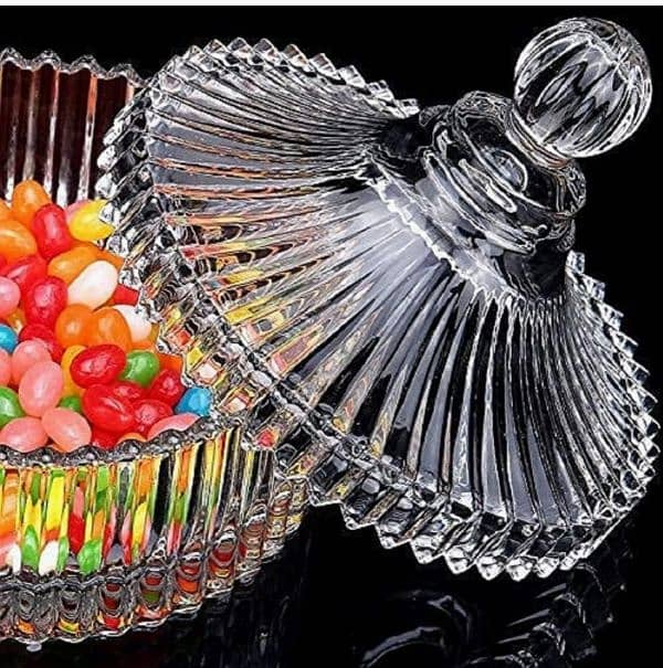 GLASS CANDY DISH 1