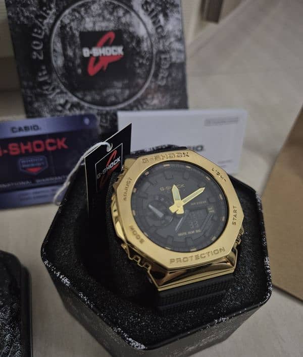 Mens Watch Sports For Fashionable Golden G Shock. 2