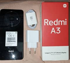 Sale Redmi A3. . . . 4/128  10 Month Warranty Full Box All Okay Ha