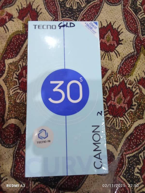 Tecno camon 30s ram 8+8 memory 256gb. 2