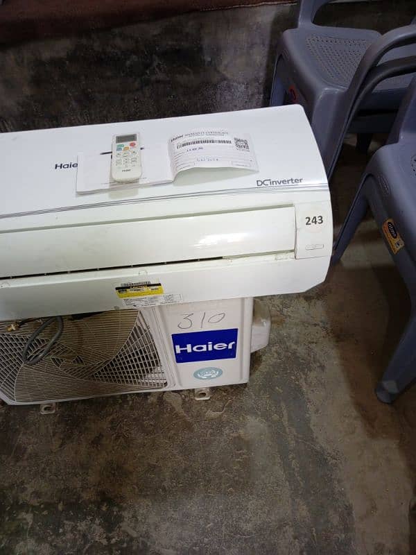 Haier Ac 1 ton brand new condition 0