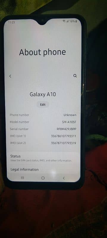 Galaxy A10 4