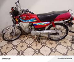 Honda CD 70 2019 model lush bike home used