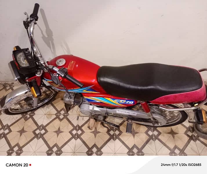 Honda CD 70 2019 model lush bike home used 5