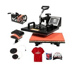 5 in 1 Heat press machine for Mug cap t shirt plate printing