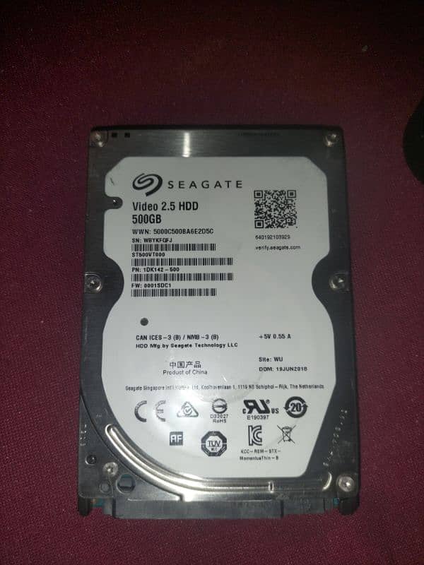 laptop HDD 500GB 0