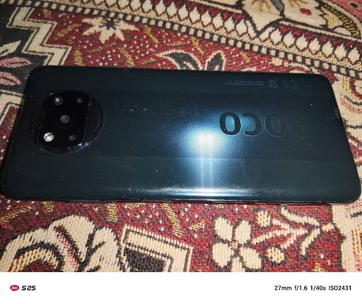 POCO X 3NFC 6+2/128.  ALL OK OFFICIAL PTA APPROVED With box charger 2