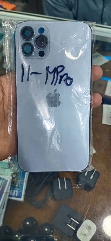 iphone 11 into 14pro convert body with all parts with waterpack seal 0