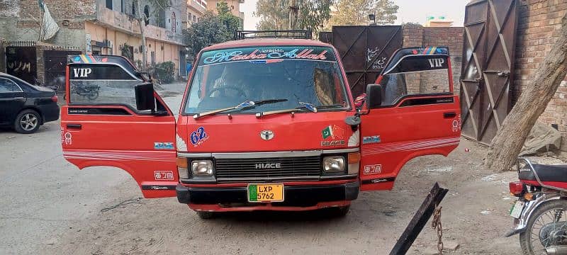 Toyota Hiace Red Colour Out class Van 0