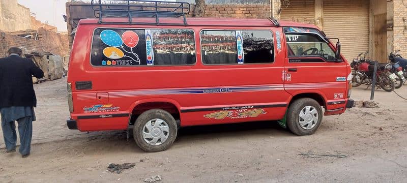 Toyota Hiace Red Colour Out class Van 2