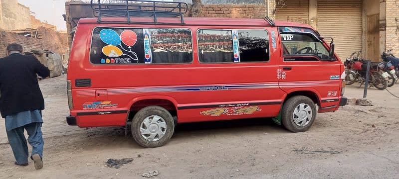 Toyota Hiace Red Colour Out class Van 5