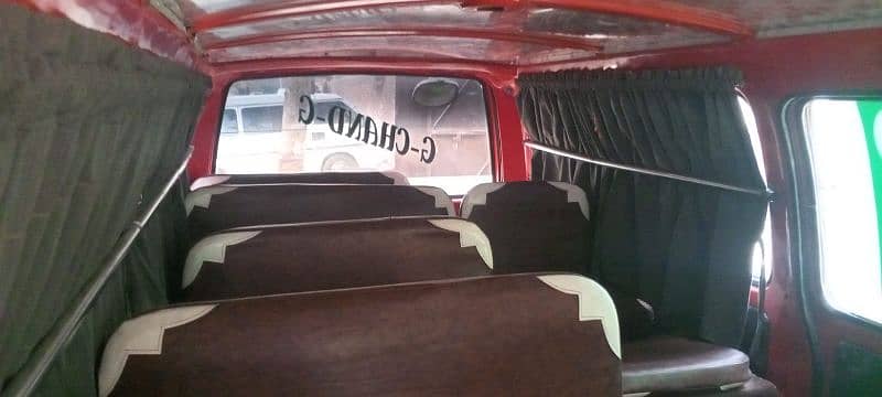 Toyota Hiace Red Colour Out class Van 16