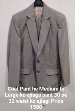 4 Coat pant Men clothes