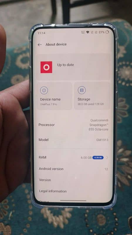 oneplus 7 pro pop up camera dual Sim 6gb ram 128gb memory 2