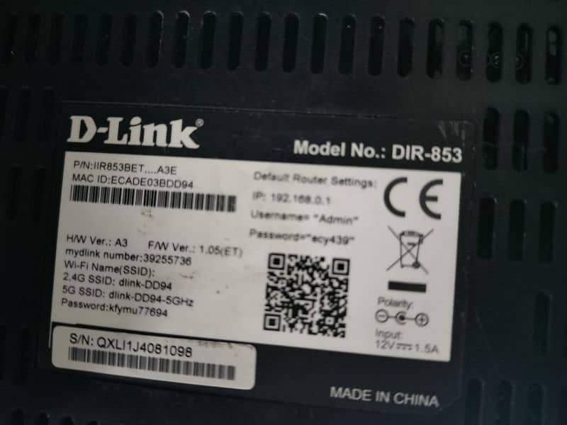 Dlink Wifi Routers Dual Band 5G Best for Fiber ONU 1