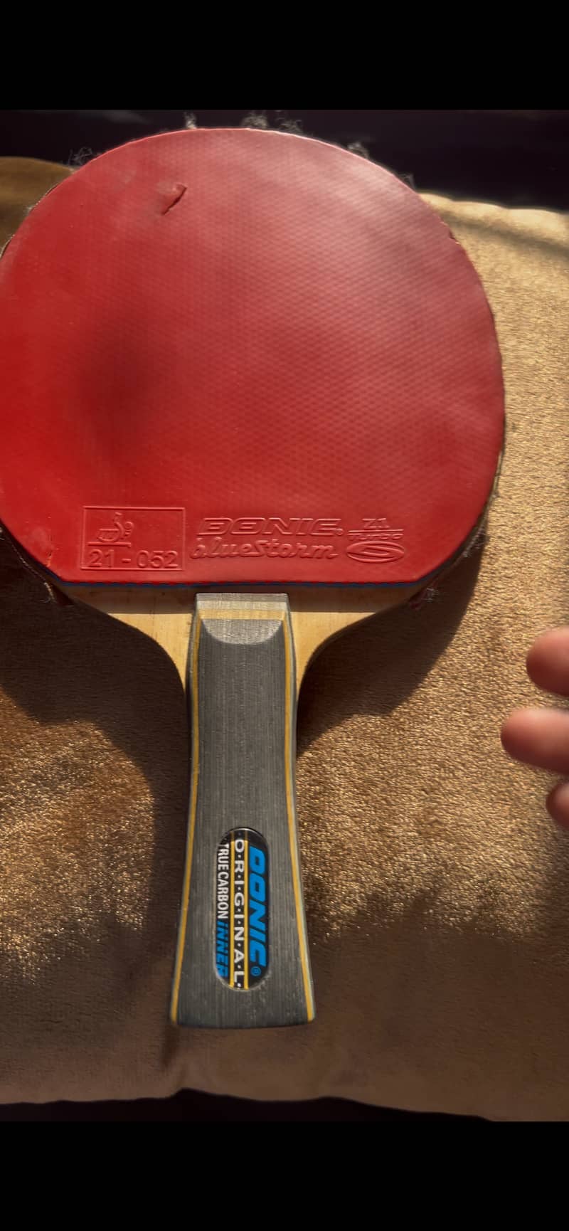 Donic table tennis racket. 0