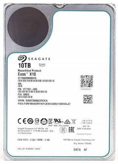 Seagate Enterprise 10TB 3.5 Inch Surveillance Internal Hard Drive