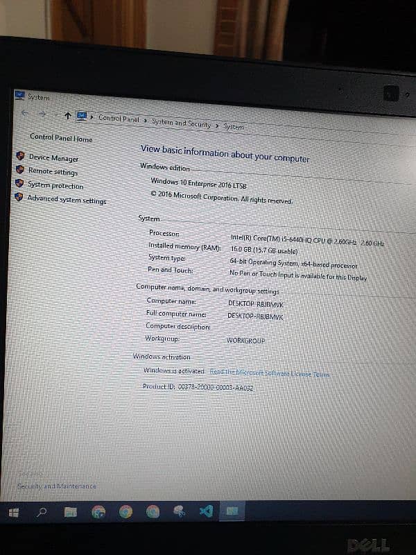 Dell Latitude E5570 16 GB Ram– High-Performance Laptop Excellent Cndn 1