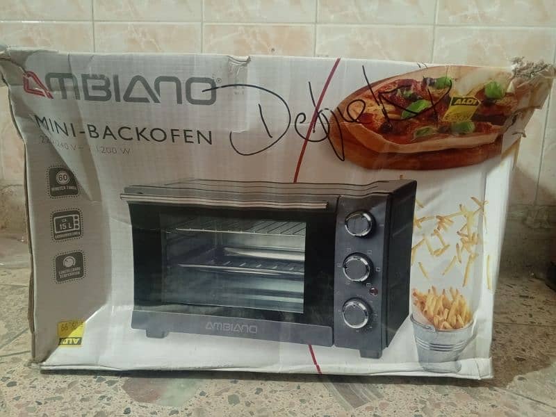 Oven Germany brand "AMBIANO" box packed 2