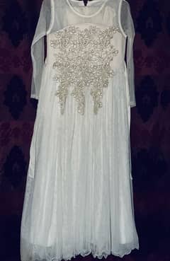 Wedding dress , formal . white in colour.