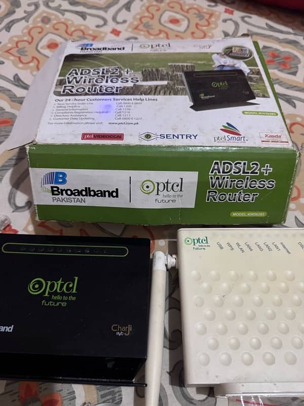 Two PTCL Modems 3