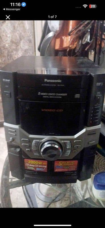 Panasonic amplifier with speaker for sale urgent need money 0