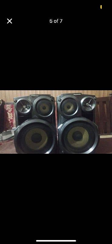 Panasonic amplifier with speaker for sale urgent need money 1