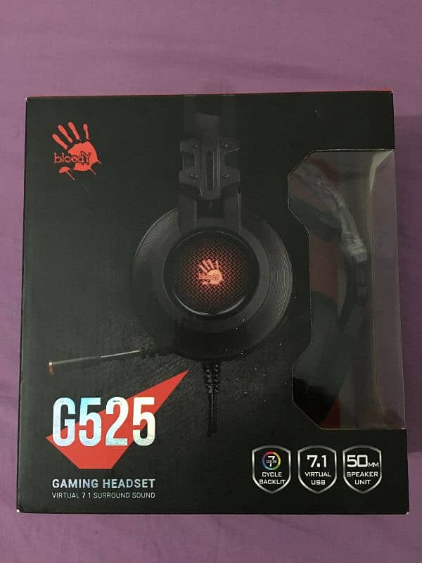 A4TECH Bloody Gaming Headset Headphones 0