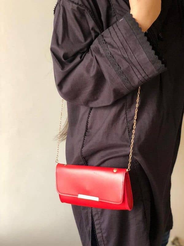 Amazing Women's Leather Plain Shoulder bag 3