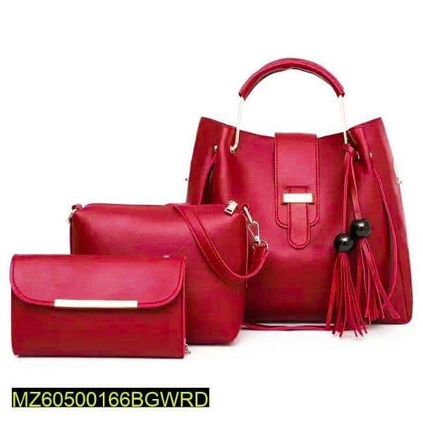 Amazing Women's Leather Plain Shoulder bag 5